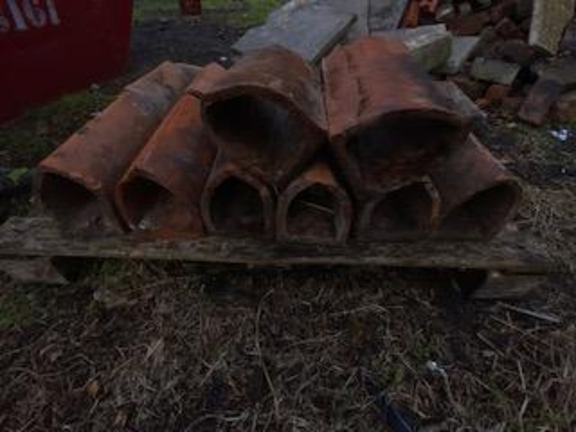 2 PALLETS OF CLAY LAND PIPES + VAT - Image 2 of 3