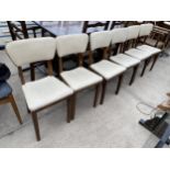 A SET OF SIX BENTEX DINING CHAIRS