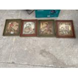 FOUR VARIOUS FRAMED PRINTS