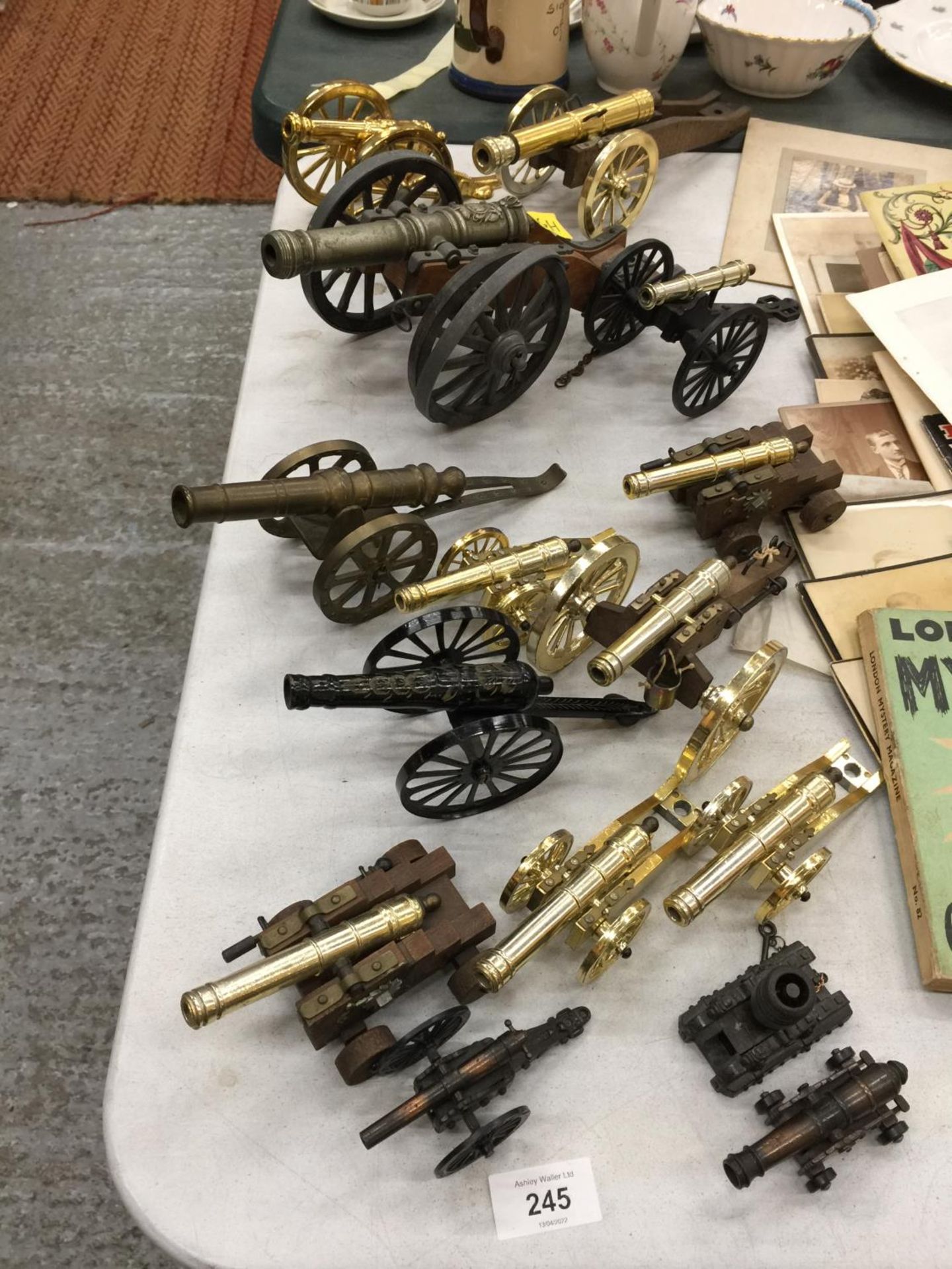 A COLLECTION OF CANNONS