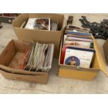 A LARGE COLLECTION OF VARIOUS LP RECORDS