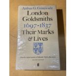 LONDON GOLDSMITHS 1697-1837, THEIR MARKS & LIVES - 2ND EDITION - 1982 PUBLISHED BY FABER & FABER, VG