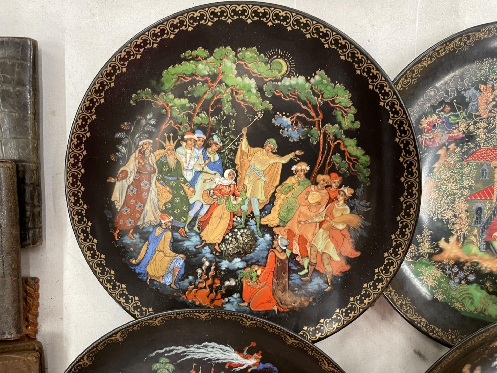 FOUR BRADEX COLLECTORS PLATES OF EASTERN EUROPEAN FAIRYTALE SCENES - Image 4 of 7