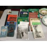 A QUANTITY OF BOOKS, MAPS AND BOOKLETS FOR PLACES OF LOCAL INTEREST INCLUDING, ARLEY HALL, LOCAL