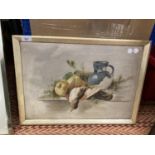 A FRAMED OIL ON CANVAS OF STILL LIFE SIGNED G. PALLISTER 1900