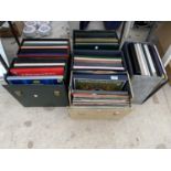 A LARGE ASSORTMENT OF VINTAGE LP RECORDS