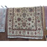 A HAND KNOTTED 100% WOOL PAKISTAN RUG 212CM X 149CM