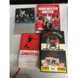 VARIOUS MANCHESTER UNITED MEMOROBILA TO INCLUDE DVDS AND VIDEOS