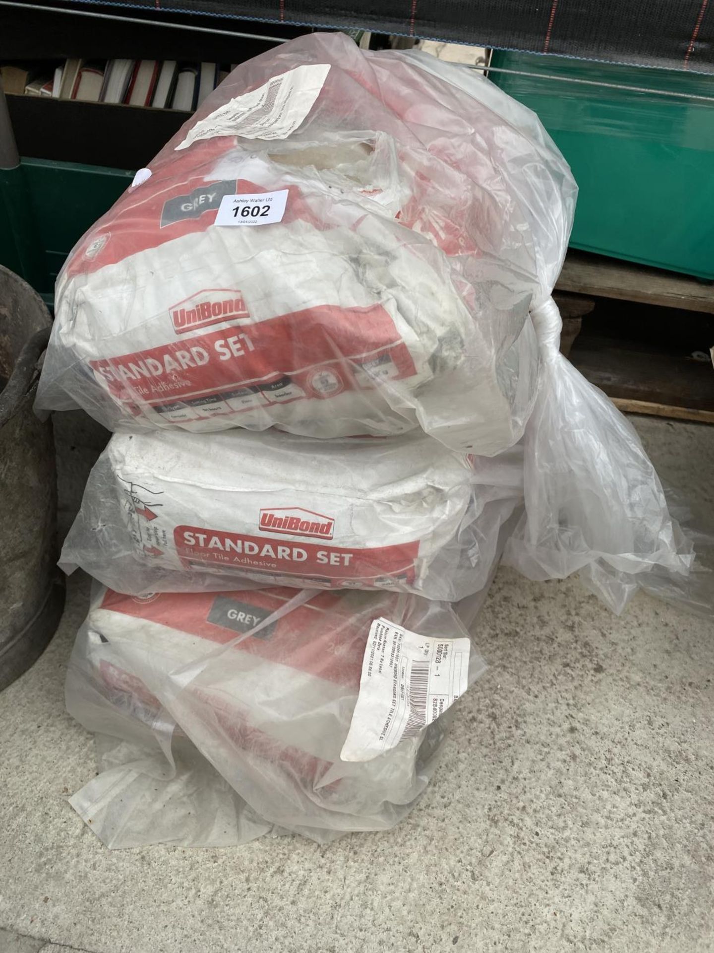 THREE BAGS OF FLOOR AND WALL TILE ADHESIVE