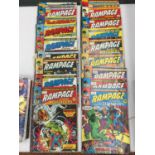 A COLLECTION OF 20 ISSUES OF MARVEL RAMPAGE COMICS DATED 1977 TO 1978