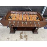 A LARGE VINTAGE TABLE FOOTBALL GAME