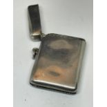 A HALLMARKED BIRMINGHAM SILVER VESTA CASE