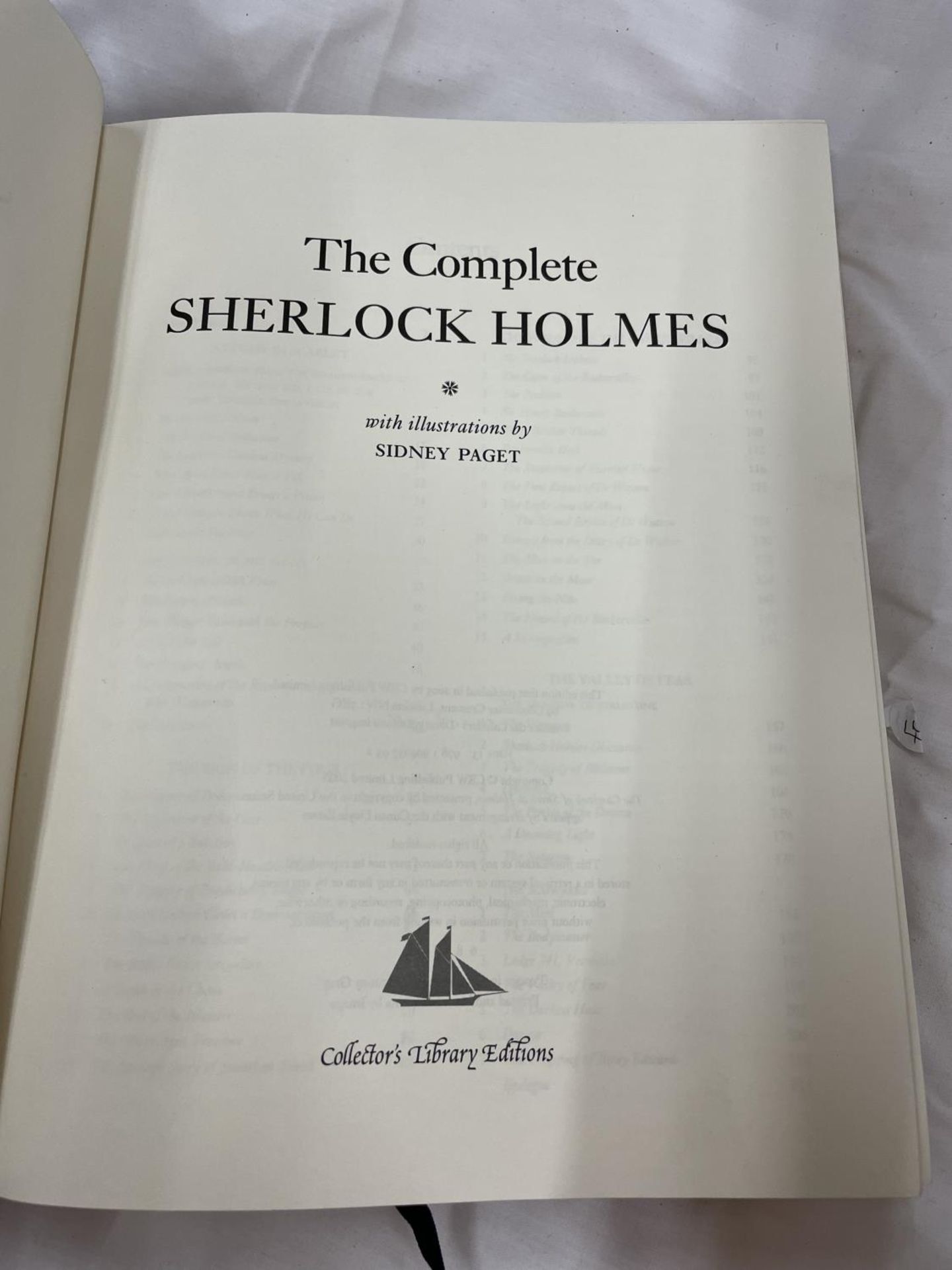 A COPY OF THE COMPLETE SHERLOCK HOLMES, AUTHOR SIR ARTHUR CONAN DOYLE, PUBLISHED BY COLLECTORS' - Image 2 of 5