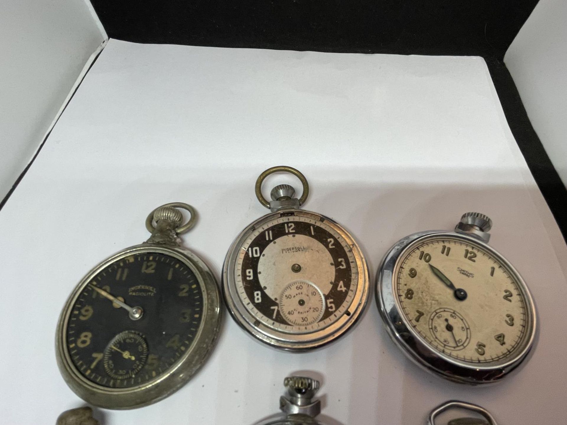 SIX VARIOUS POCKET WATCHES FOR SPARE OR REPAIR - Image 6 of 9