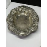 A MARKED STERLING SILVER DISH GROSS WEIGHT 97.3 GRAMS
