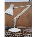 A VINTAGE MID CENTURY TYPE 75 ANGLE POISE LAMP BELIEVED WORKING ORDER BUT NO WARRANTY