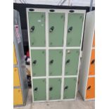 A NINE SECTION PROBE LOCKER UNIT