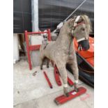 A VINTAGE CHILDRENS ROCKING HORSE FOR RESTORATION