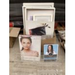 A LARGE QUANTITY OF SHOP DISPLAY FITTINGS AND FRAMED PRINTS