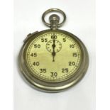 A MILITARY STOPWATCH SEEN WORKING BUT NO WARRANTY