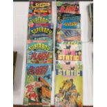 A COLLECTION OF 21 DC COMICS TO INCLUDE STATIC, SUPERBOY AND FLASH DATED 1978 - 1995