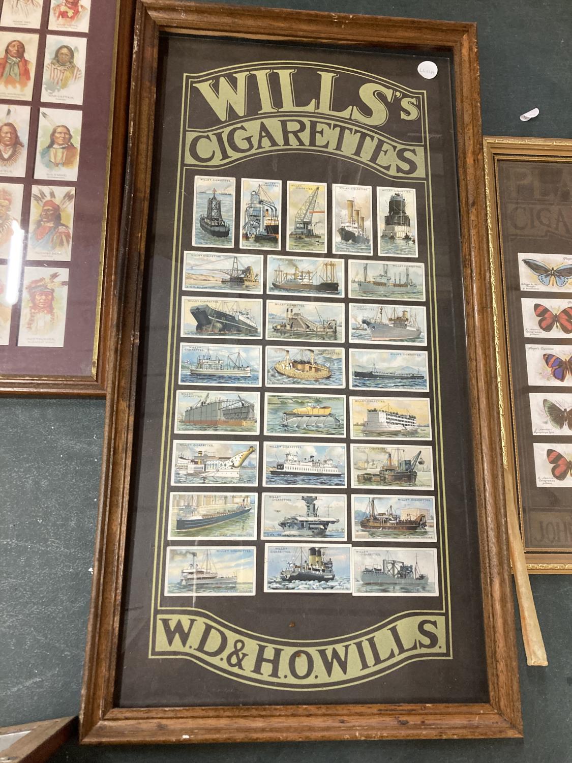 A COLLECTION OF SIX FRAMED DISPLAYS OF COLLECTABLE CIGARETTE CARDS TO INCLUDE WILLS'S, PLAYER'S, - Bild 5 aus 6