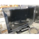 A SONY BRAVIA 32" TELEVISION WITH REMOTE CONTROL