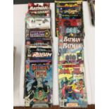 A COLLECTION OF 35 DC BATMAN COMICS INCLUDING STICKER BOOK DATED BETWEEN 1979 - 2004