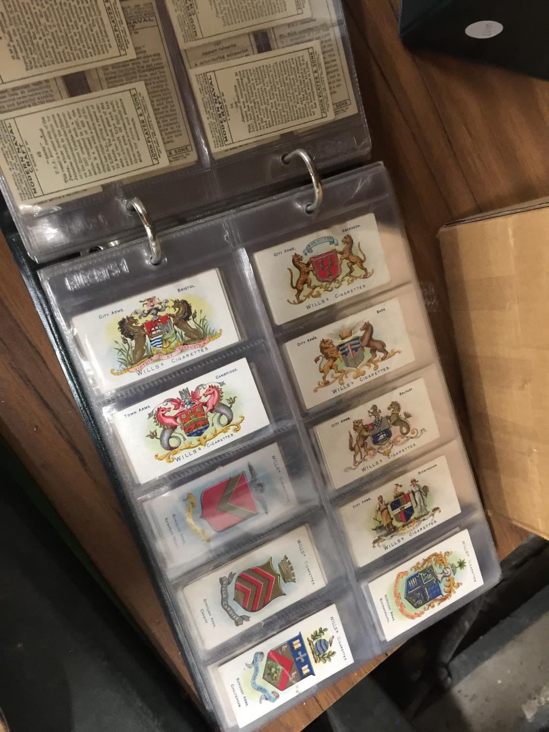 A LARGE COLLECTION OF CIGARETTE CARDS TO INCLUDE AN ALBUM CONTAINING SHIPS, DOGS, HERALDRY, OLD - Bild 5 aus 7