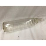 A RARE 1930'S ART DECO 'ESSOLUBE' LARGE OIL BOTTLE HEIGHT APPROX 38CM