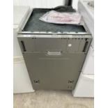 AN AMICA SLIMLINE INTERGRATED DISHWASHER