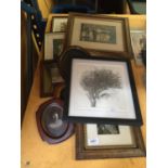 A QUANTITY OF FRAMED PRINTS AND PHOTOGRAPHS