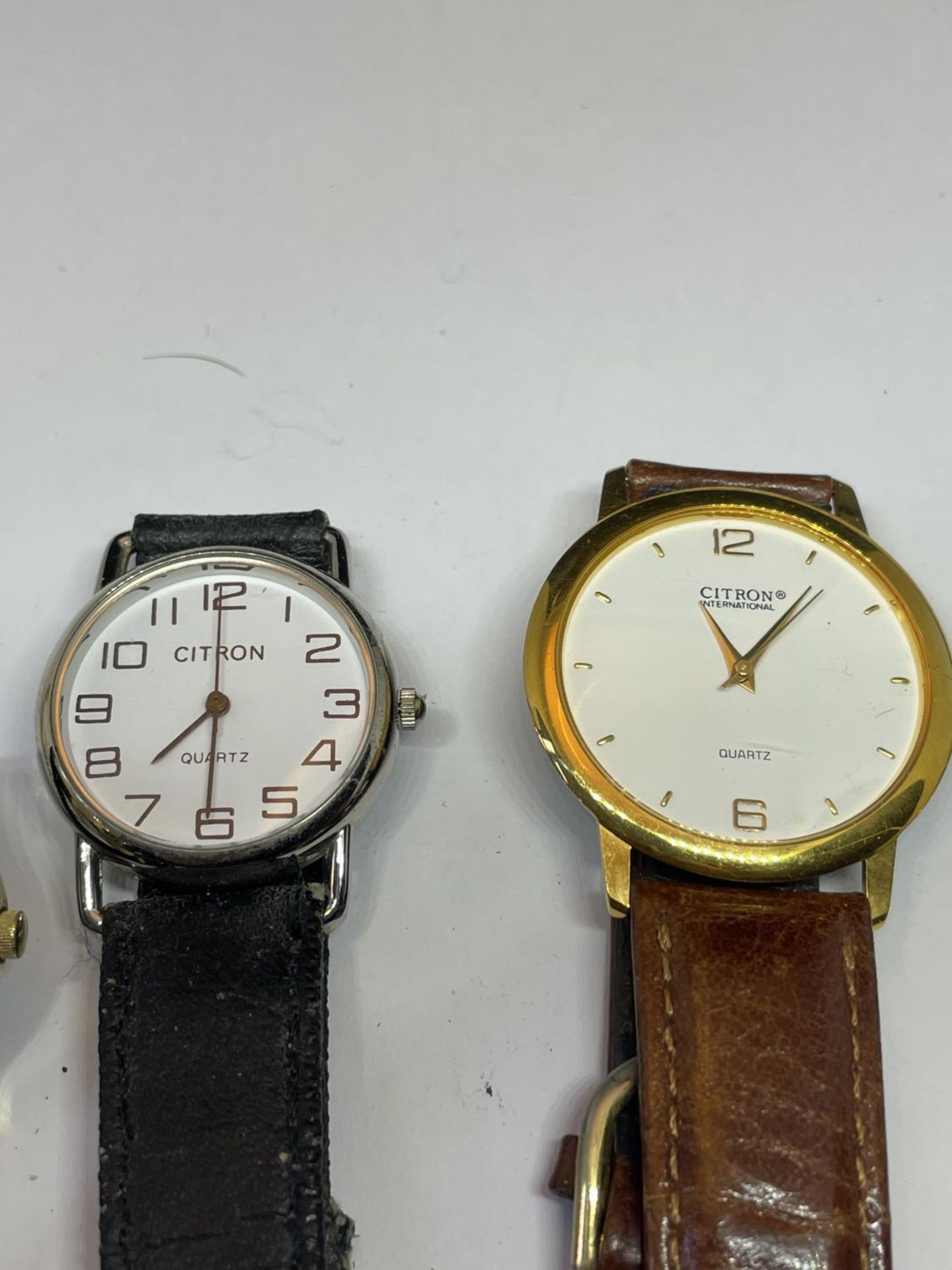 FIVE VARIOUS WRIST WATCHES TO INCLUDE TWO CITRON, PHILIP MERCIER AND A MAPPIN AND WEBB - Image 3 of 5