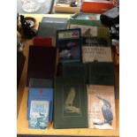 A QUANTITY OF HARDBACK BOOKS MAINLY ABOUT BIRDS AND THE COUNTRYSIDE