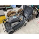 A HAYTER SPIRIT 41 PETROL LAWN MOWER WITH GRASS BOX