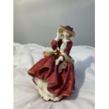 A ROYAL DOULTON FIGURE 'TOP O' THE HILL' HN1834 A/F SMALL PATCH OF PAINT HAS WORN OFF