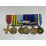 A SET OF SIX MINIATURE DRESS MEDALS