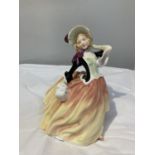 A ROYAL DOULTON FIGURE 'AUTUMN BREEZES' IN A NEW COLOURWAY 1990 HN2131
