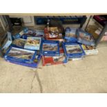 A LARGE COLLECTION OF JIGSAW PUZZLES MAINLY OF A RAILWAY THEME