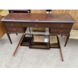 A STAG MINSTREL DRESSING TABLE 60" WIDE