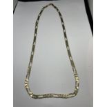 A 9 CARAT GOLD NECKLACE MARKED 375 LENGTH 62 CM GROSS WEIGHT 36.7 GRAMS