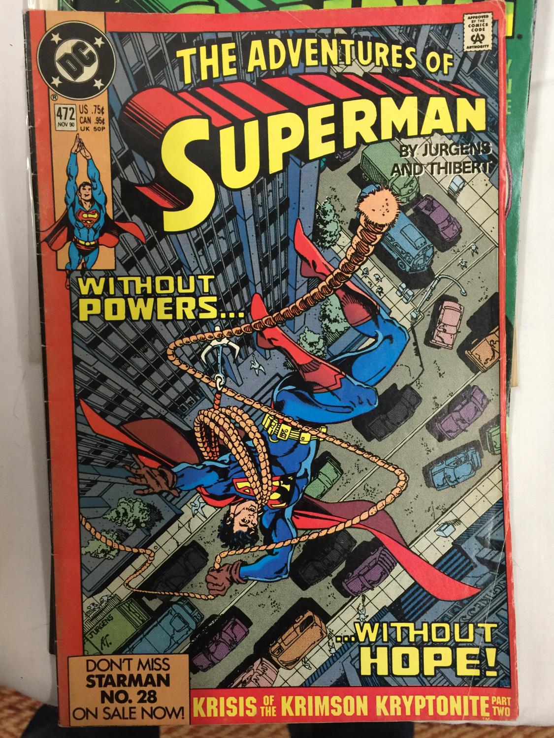 A LARGE COLLECTION OF 57 DC SUPERMAN COMICS DATED BETWEEN 1978 - 1995