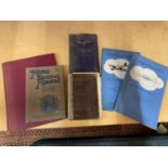 A COLLECTION OF VINTAGE MECHANICAL AND AVIATION BOOKS TO INCLUDE THE AVIATION POCKET BOOK 1917,