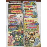A LARGE COLLECTION OF EAGLE COMICS TO INCLUDE 19 EAGLE COMICS, 17 EAGLE AND MASK COMICS AND 10 EAGLE