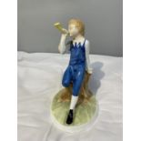 A ROYAL DOULTON FIGURE 'THE NURSERY RHYME COLLECTION LITTLE BOY BLUE' HN3035