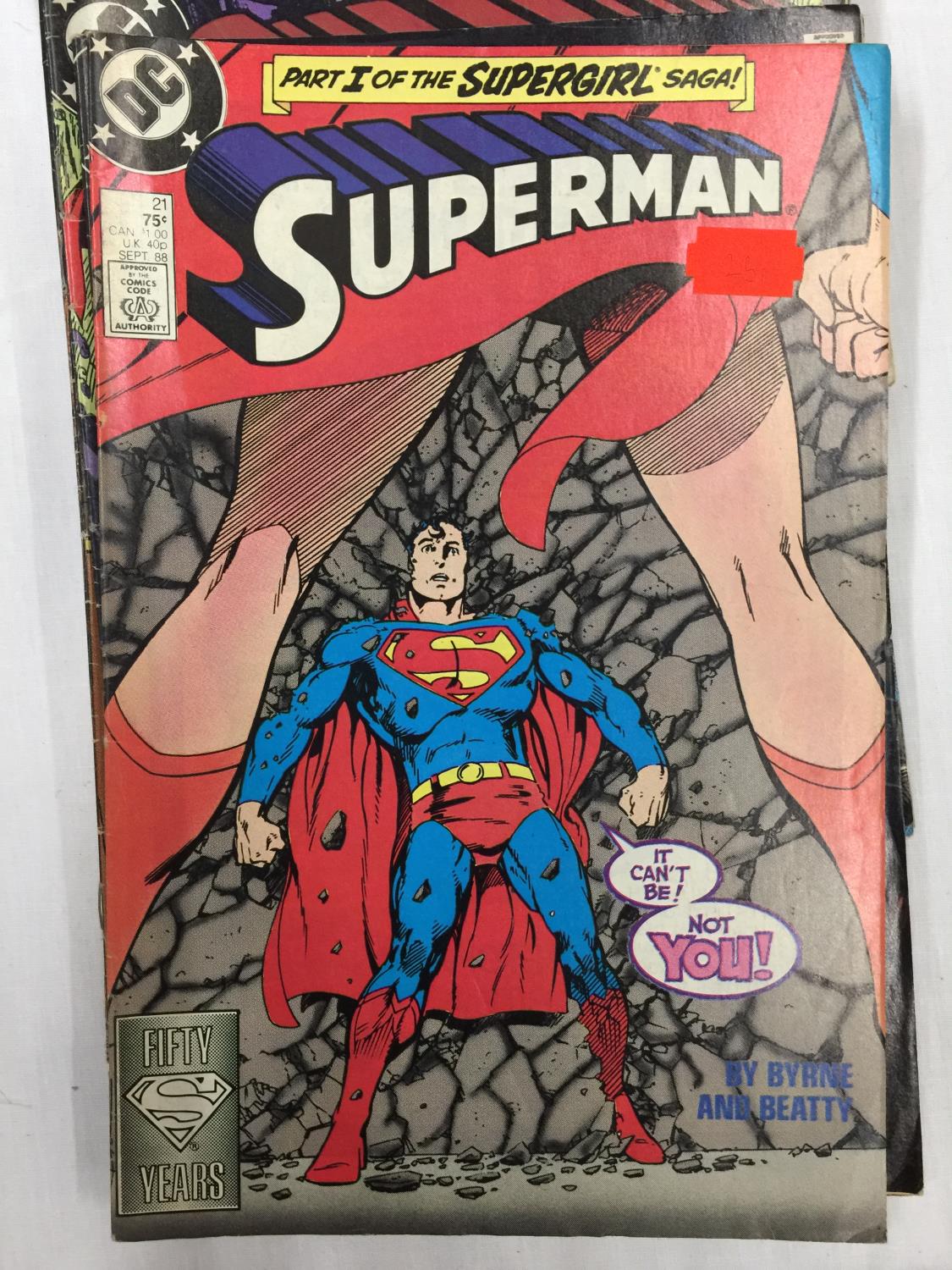 A LARGE COLLECTION OF 57 DC SUPERMAN COMICS DATED BETWEEN 1978 - 1995 - Bild 6 aus 10