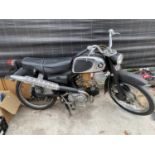 A 1965 HONDA C110 SPORT MOTORCYCLE. 50 CC. A USA IMPORT WITH NOVA CERTIFICATE TO REGISTER A V5