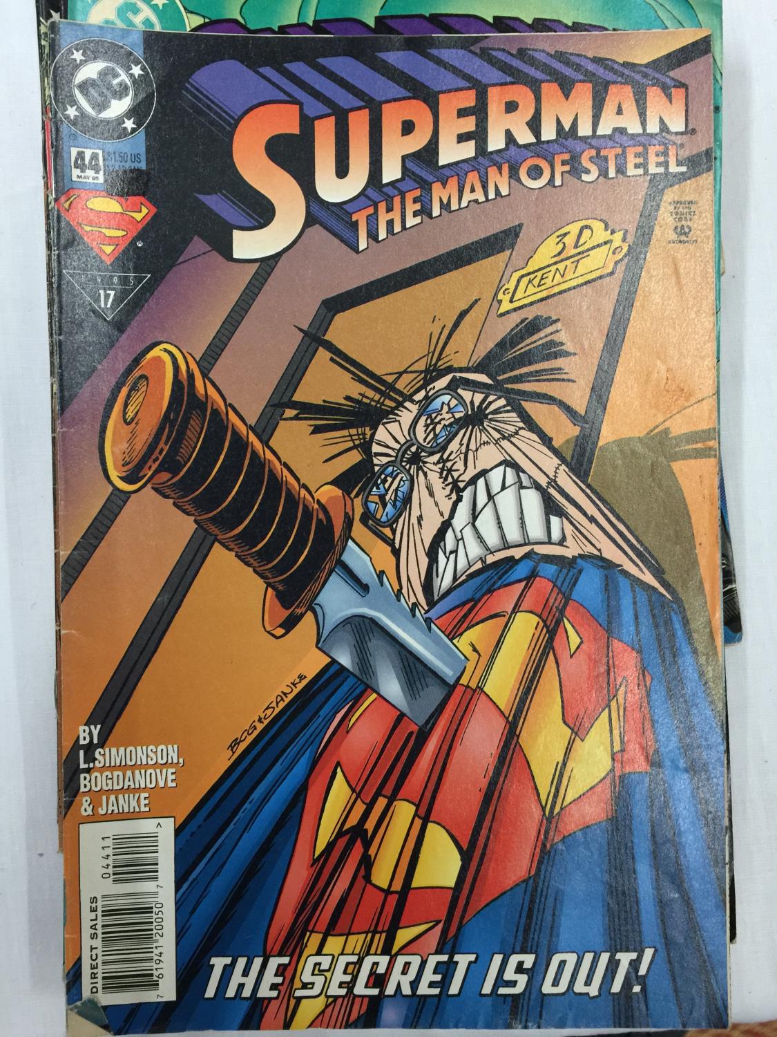 A LARGE COLLECTION OF 57 DC SUPERMAN COMICS DATED BETWEEN 1978 - 1995 - Bild 4 aus 10