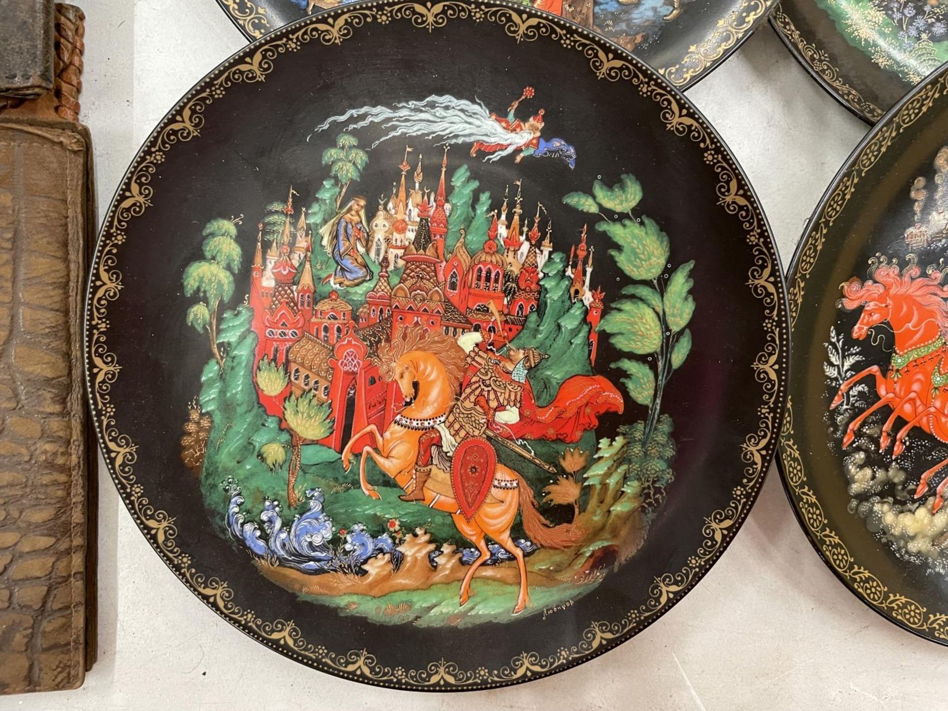 FOUR BRADEX COLLECTORS PLATES OF EASTERN EUROPEAN FAIRYTALE SCENES - Image 5 of 7