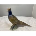 A COPENHAGAN PORCELAIN BING AND GRONDAHL ROOSTER PHEASANT FIGURE 2389